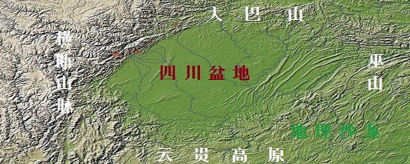 四川盆地中间是什么