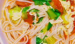 西红柿鸡汤面 西红柿鸡汤面的做法