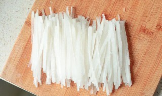 萝卜怎么切条 萝卜切条方法