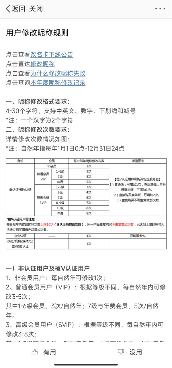 微博会员能改几次名