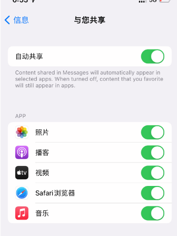 苹果手机怎样开启iMessage自动共享?苹果手机iMessage自动共享开启步骤截图