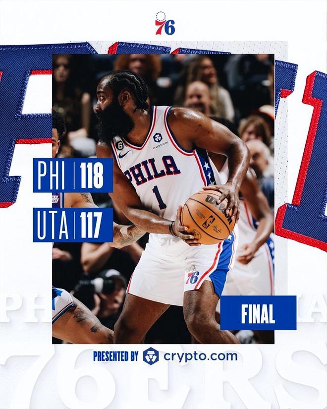 末节18分送制胜背传：哈登复出18战13胜正负值+138 转型PG太成功