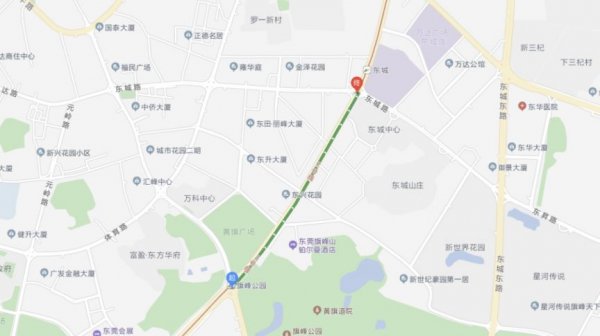 2023东莞除夕黄旗山上头柱香交通管制