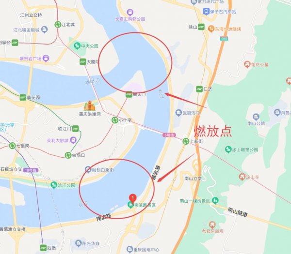 2023重庆除夕跨年焰火表演燃放点在哪里