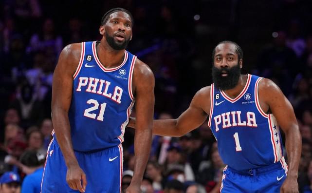 21战17胜！费城同期胜率东部最高：哈登助攻第一+恩比德得分第一
