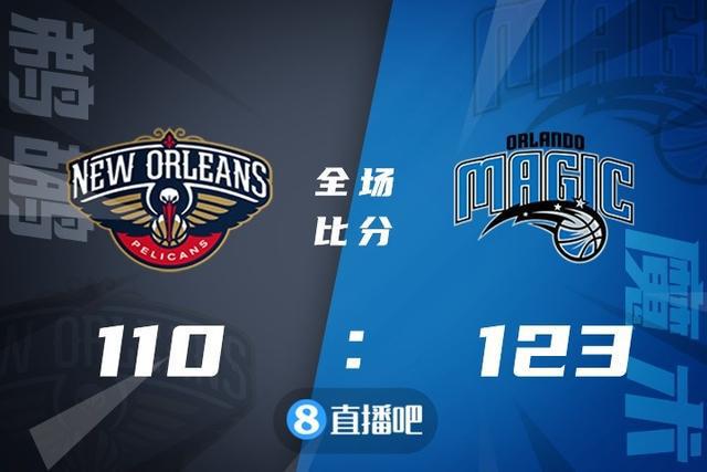 小瓦格纳30+6+9 K-安东尼22分 CJ23+5+7 魔术逆转送鹈鹕3连败