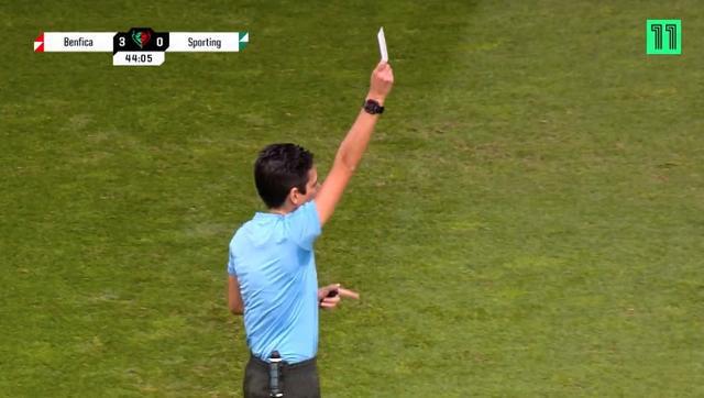 点赞!本菲卡、葡体女足队医救助不适的球迷,裁判出示白牌表彰