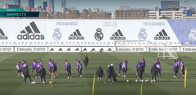 阿扎尔、琼阿梅尼、阿拉巴参加皇马今日训练，卡瓦哈尔缺席