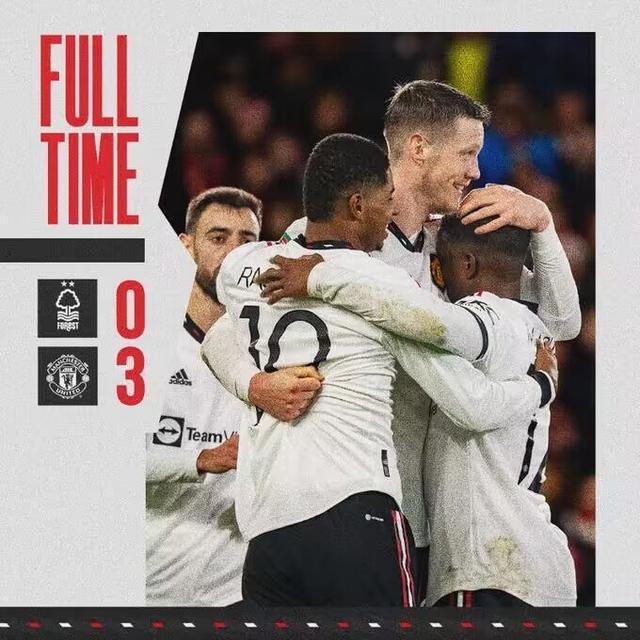 联赛杯-拉什福德一条龙韦霍斯特处子球 曼联3-0诺丁汉森林占先机