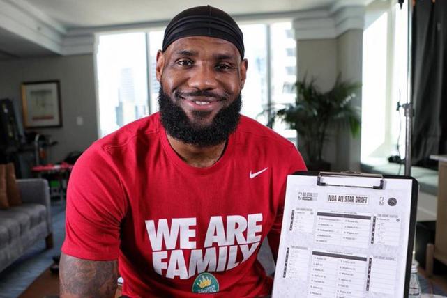 詹队长会挑哪4位首发库里杜兰特艰难2选1 有望与欧文再次联手